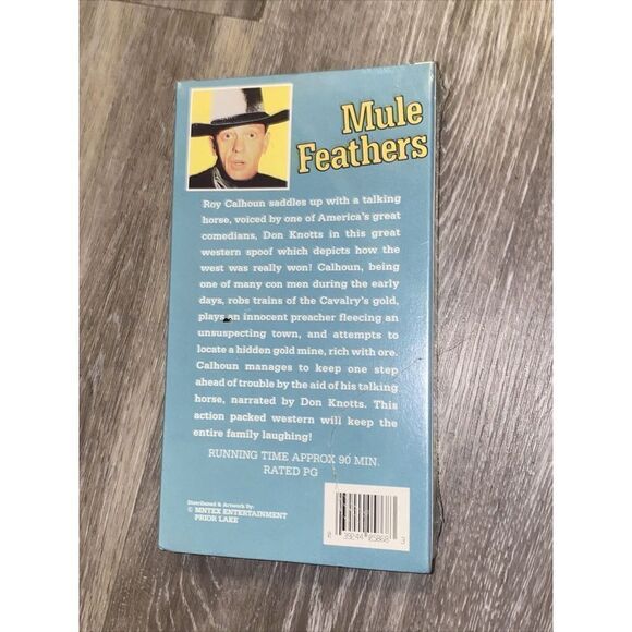 Mule Feathers VHS VCR Video Tape Don Knotts, Rory Calhoun SEALED - Picture 3 of 5